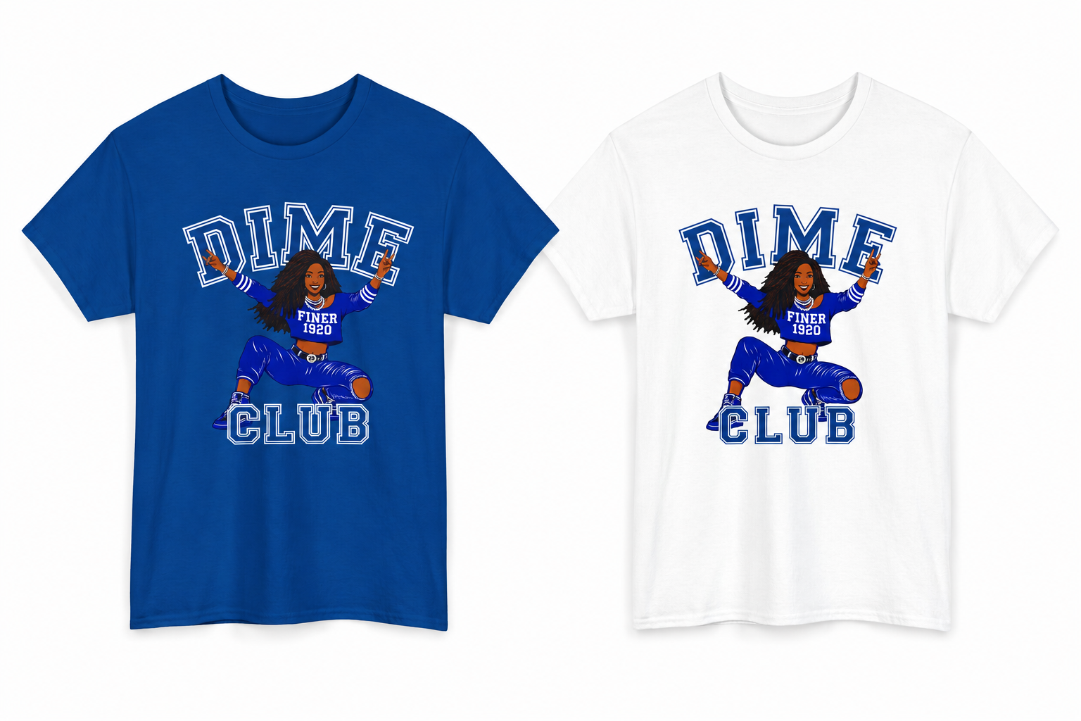 Zeta Shirt, ZPB Finer '20 Tee, Blue and White Sorority Shirt, Greek Life Gift for Her, Zeta Club Apparel, Divine 9 Tee