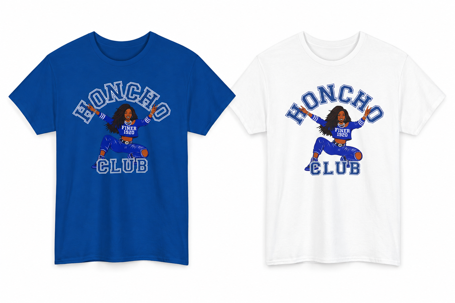 Zeta Shirt, ZPB Finer '20 Tee, Blue and White Sorority Shirt, Greek Life Gift for Her, Zeta Club Apparel, Divine 9 Tee