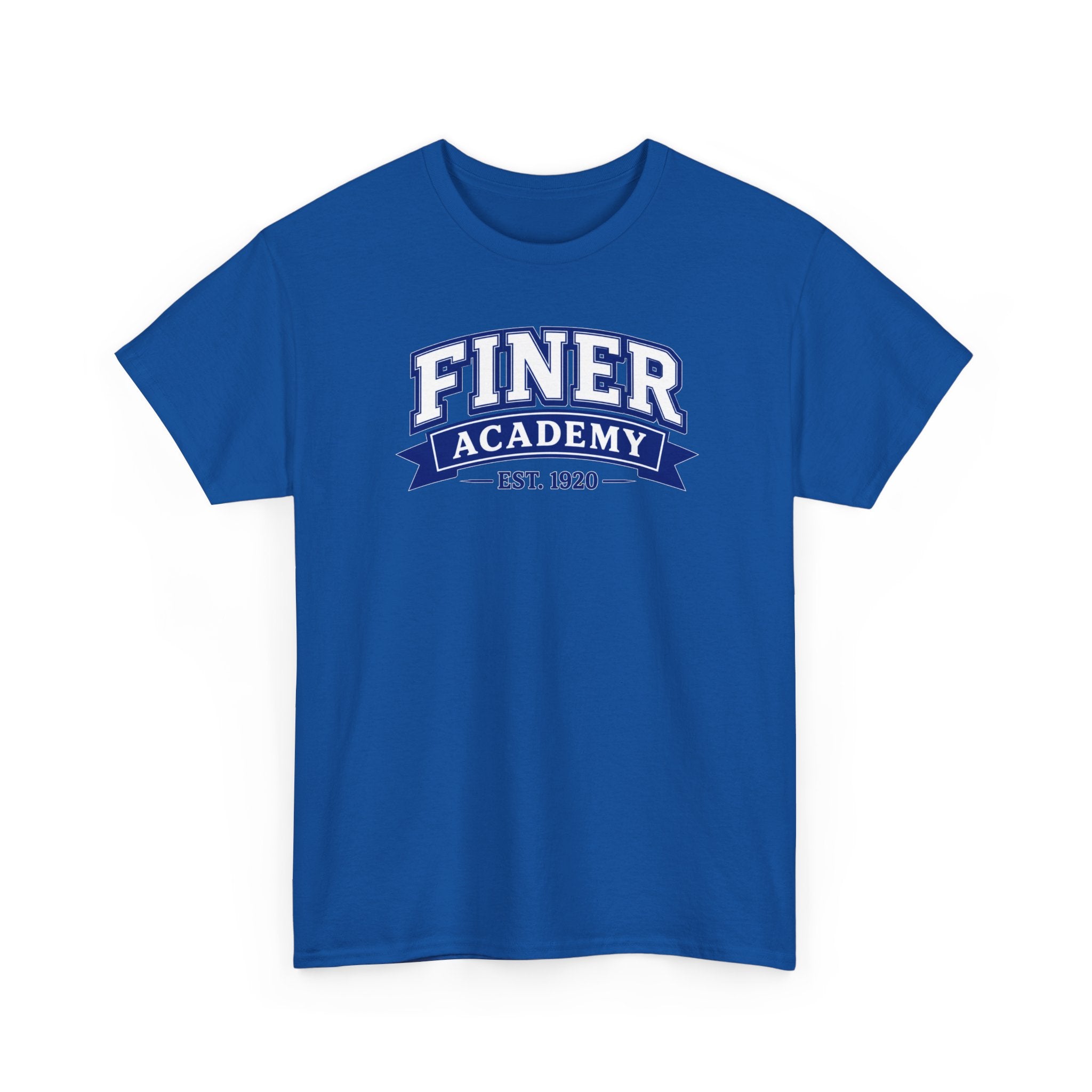 Zeta Finer Academy Blue and White Shirt