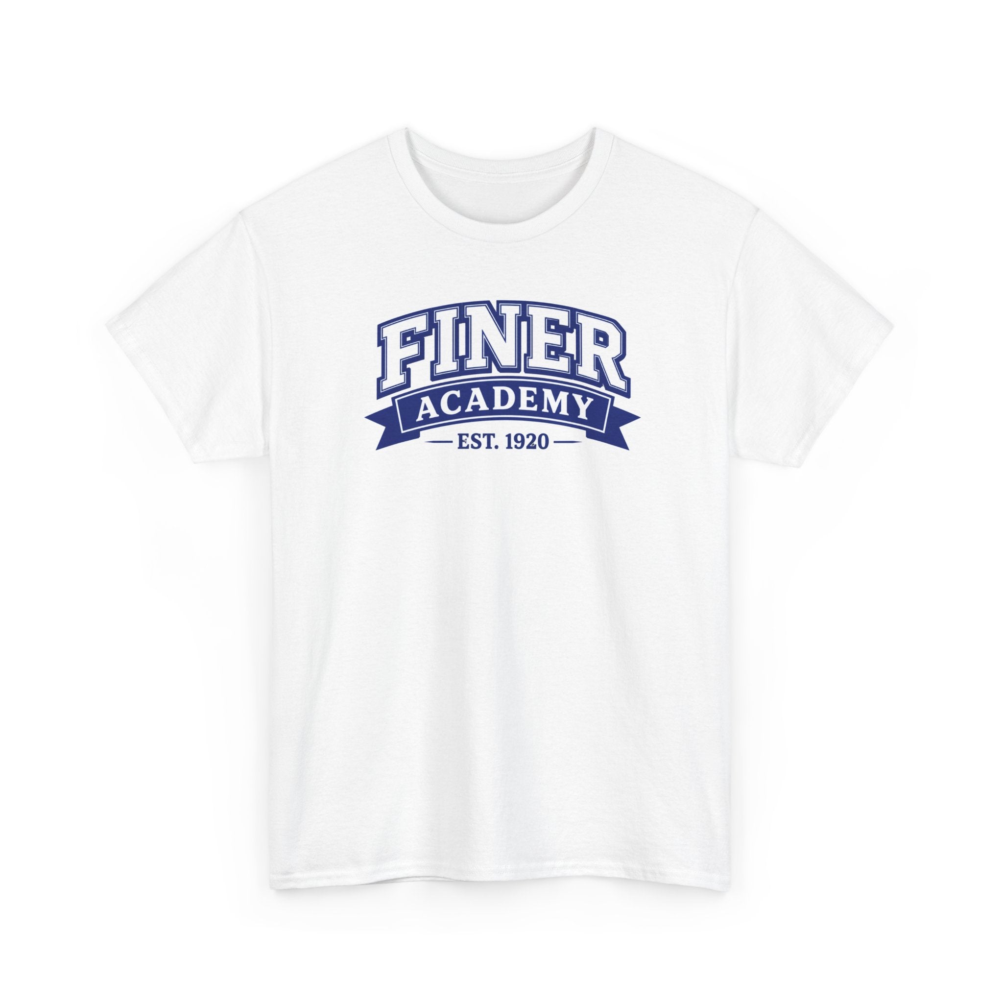Zeta Finer Academy Blue and White Shirt