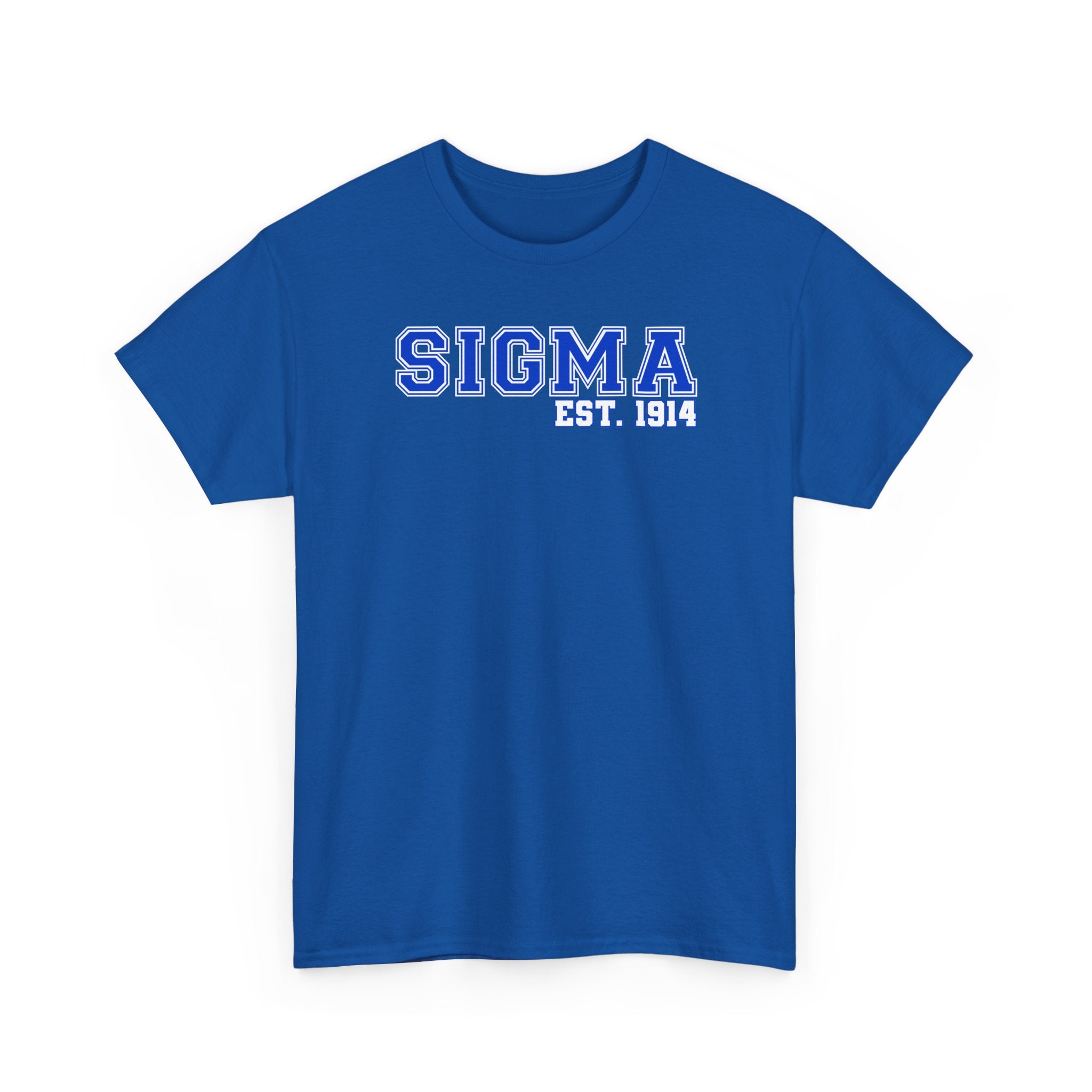 Sigma Tee PBS Greek Life Shirt Black Greek Apparel Fraternity Gift Sigma Blue Shirt Sigma Gift Greek Letter Tee