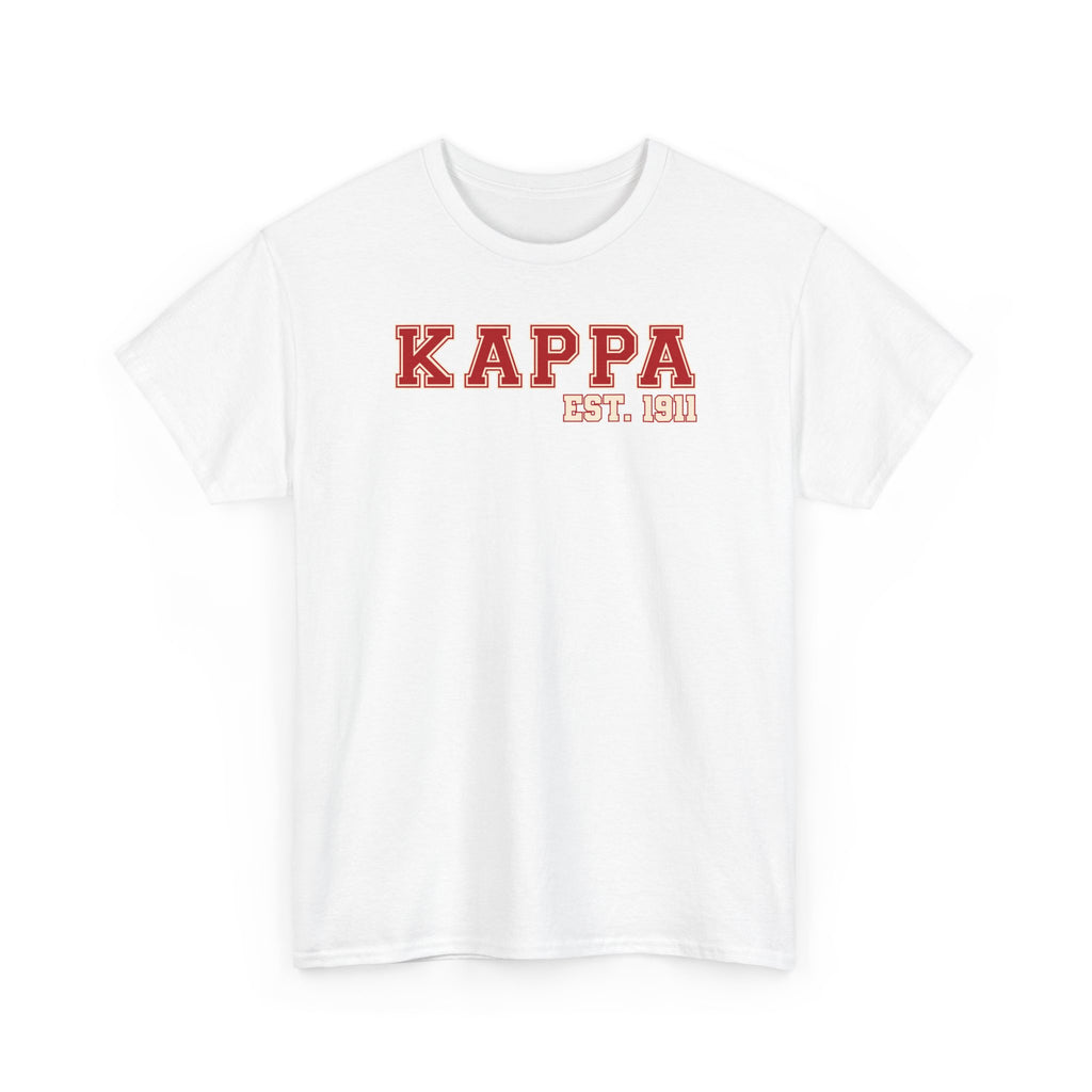 Kappa Pretty Boyz Tee HBCU Fraternity Crimson and Cream Inspired Kappas
