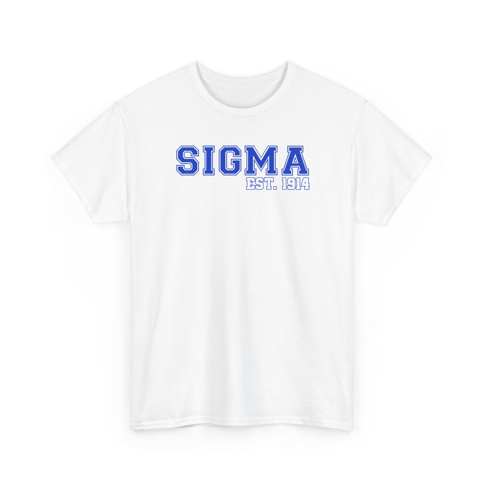 Sigma Tee PBS Greek Life Shirt Black Greek Apparel Fraternity Gift Sigma Blue Shirt Sigma Gift Greek Letter Tee