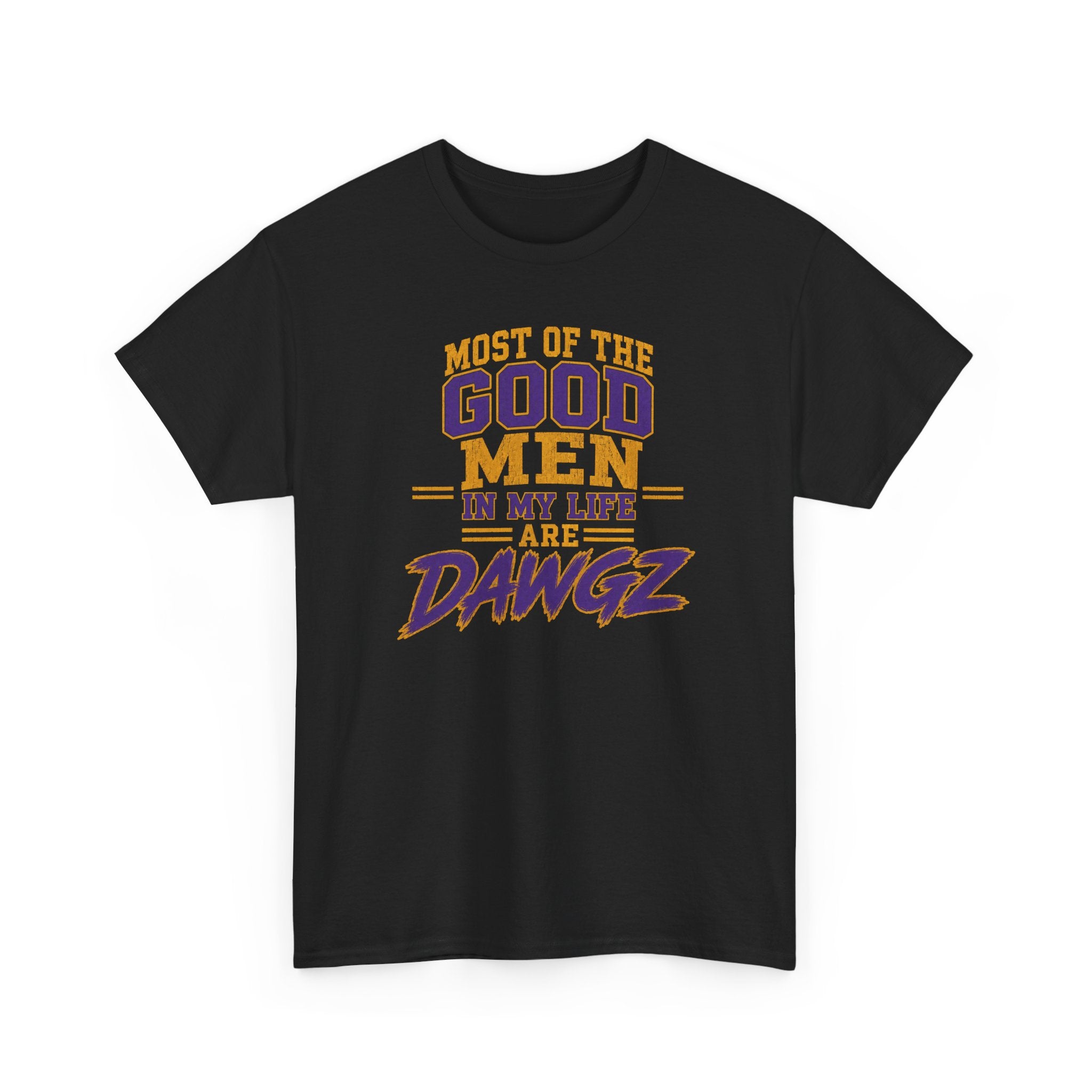 Most Good Men are DAWGS Tee, Que Dog shirt Purple Gold Fraternity gear HBCU College Outfit Men Omega Inspired Shirt
