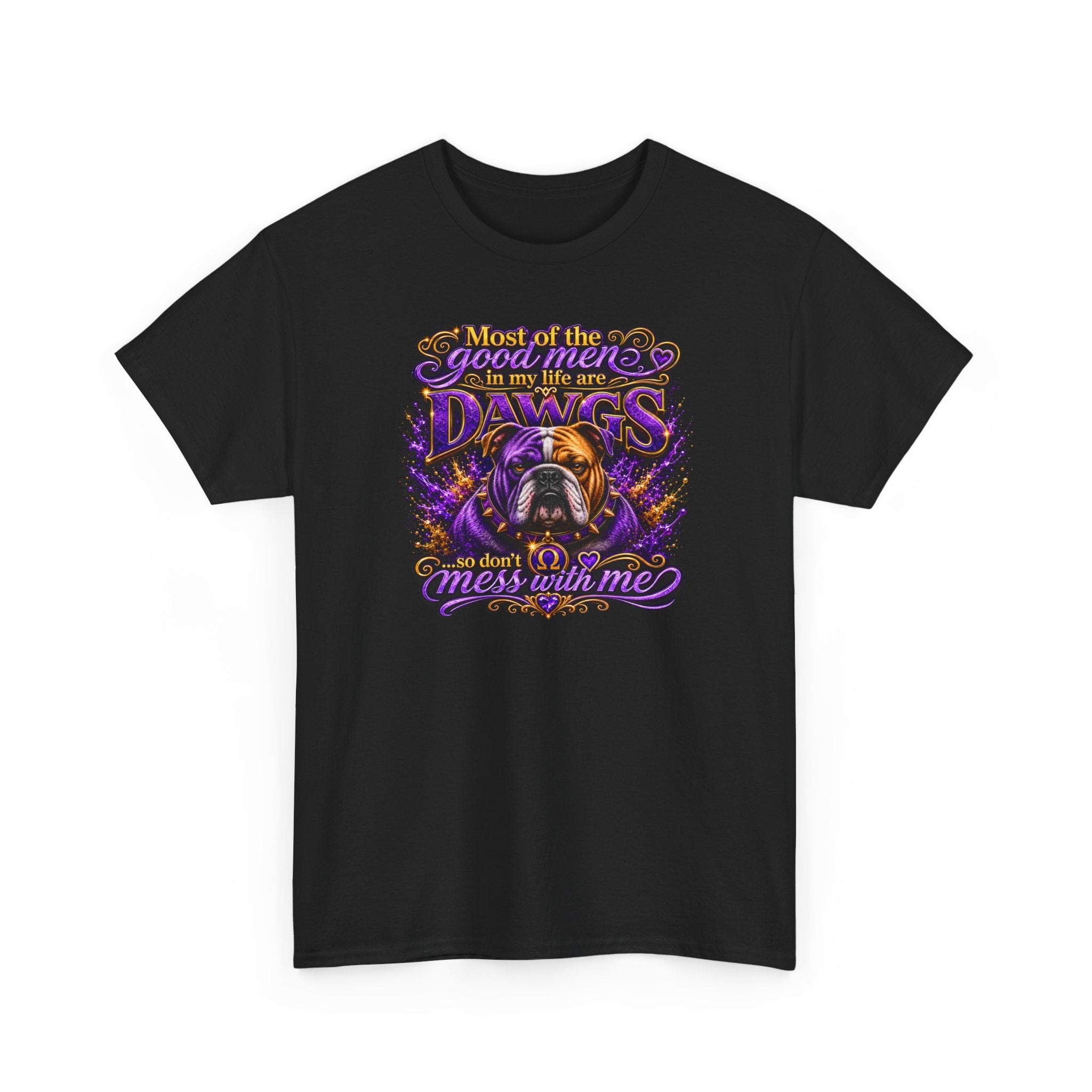 Don't Mess With Me, I've Got Lot's of Big Bruhz Tee, Que Dog shirt Purple Gold Fraternity gear HBCU College Outfit Men Omega Inspired Shirt