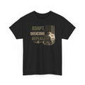 Adapt, Overcome, and Repeat | Patriotic Motivational Graphic T-Shirt | Tactical Inspired Shirt | Grit Resilience Apparel | Veteran Appreciation
