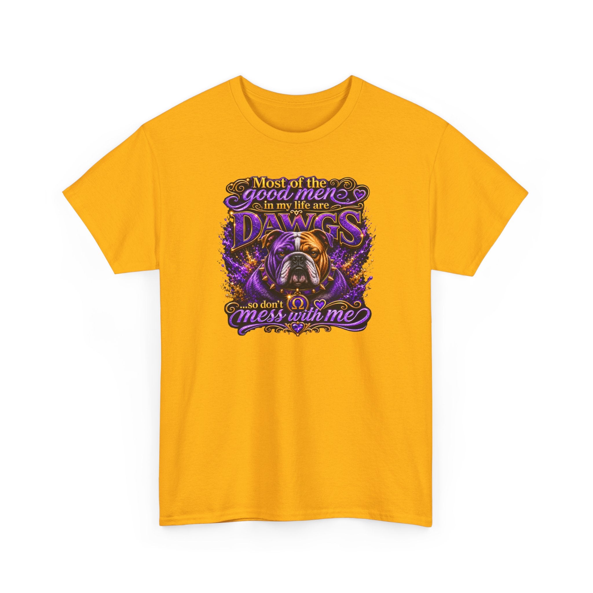 Don't Mess With Me, I've Got Lot's of Big Bruhz Tee, Que Dog shirt Purple Gold Fraternity gear HBCU College Outfit Men Omega Inspired Shirt