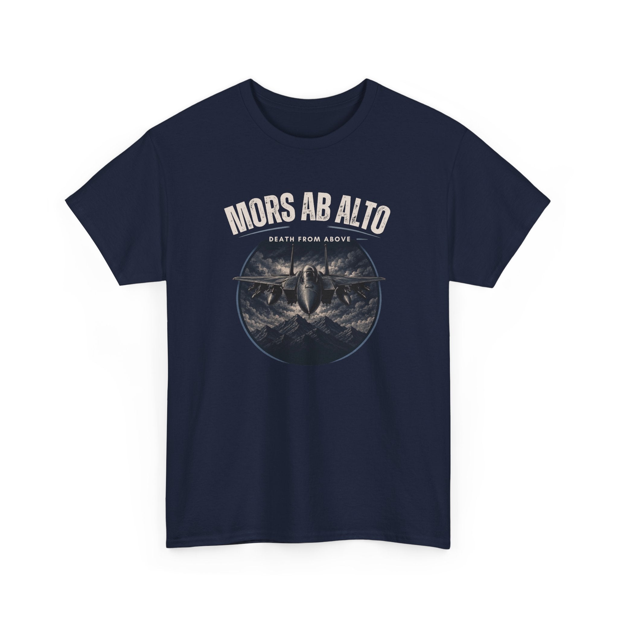 Mors Ab Alto | Patriotic Motivational Graphic T-Shirt | Tactical Inspired Shirt | Grit Resilience Apparel | Veteran Appreciation