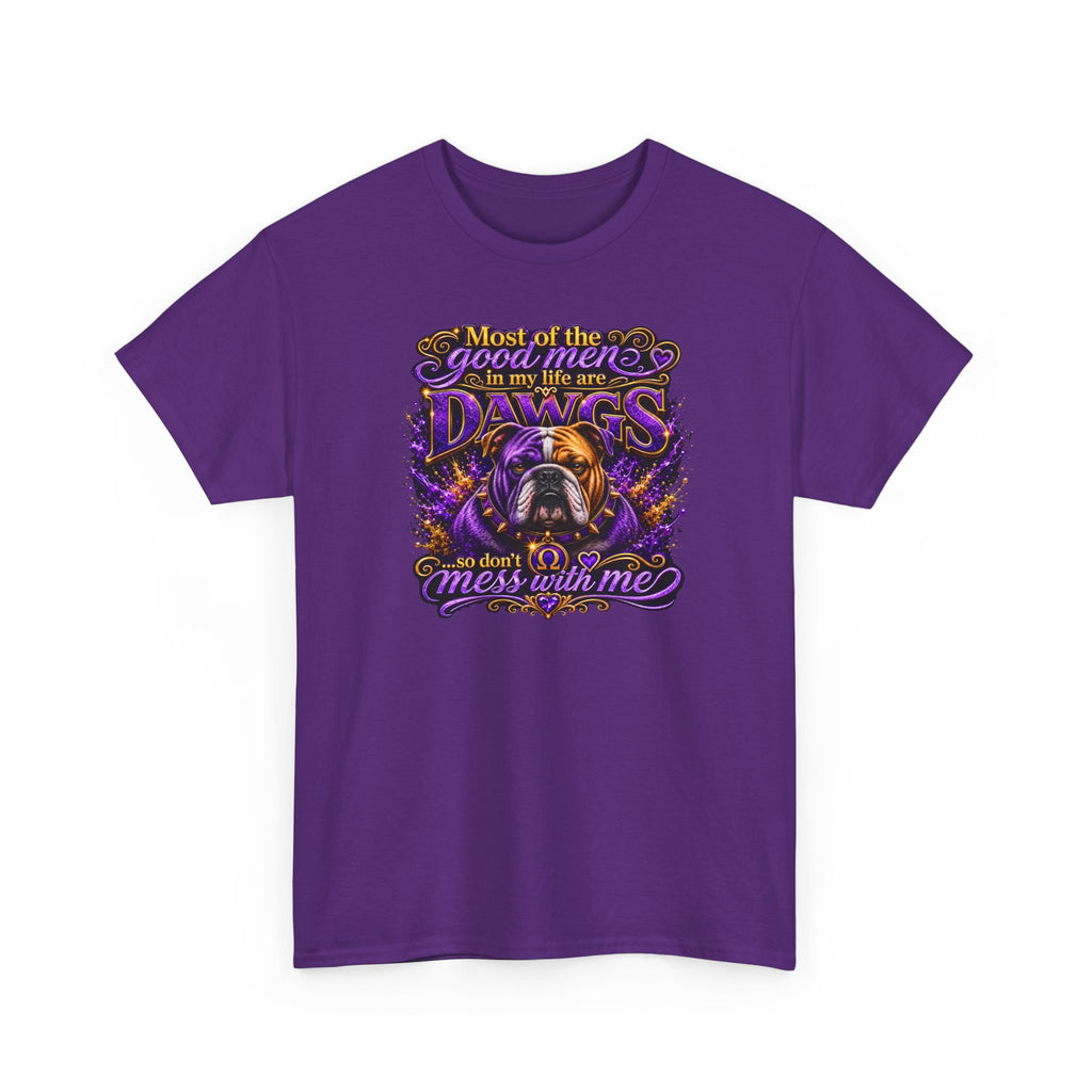 Don't Mess With Me, I've Got Lot's of Big Bruhz Tee, Que Dog shirt Purple Gold Fraternity gear HBCU College Outfit Men Omega Inspired Shirt