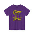 Que Fraternity Shirt Blame the Oil T-Shirt Purple Tee HBCU Party Tee Black Greek Letter Fraternity