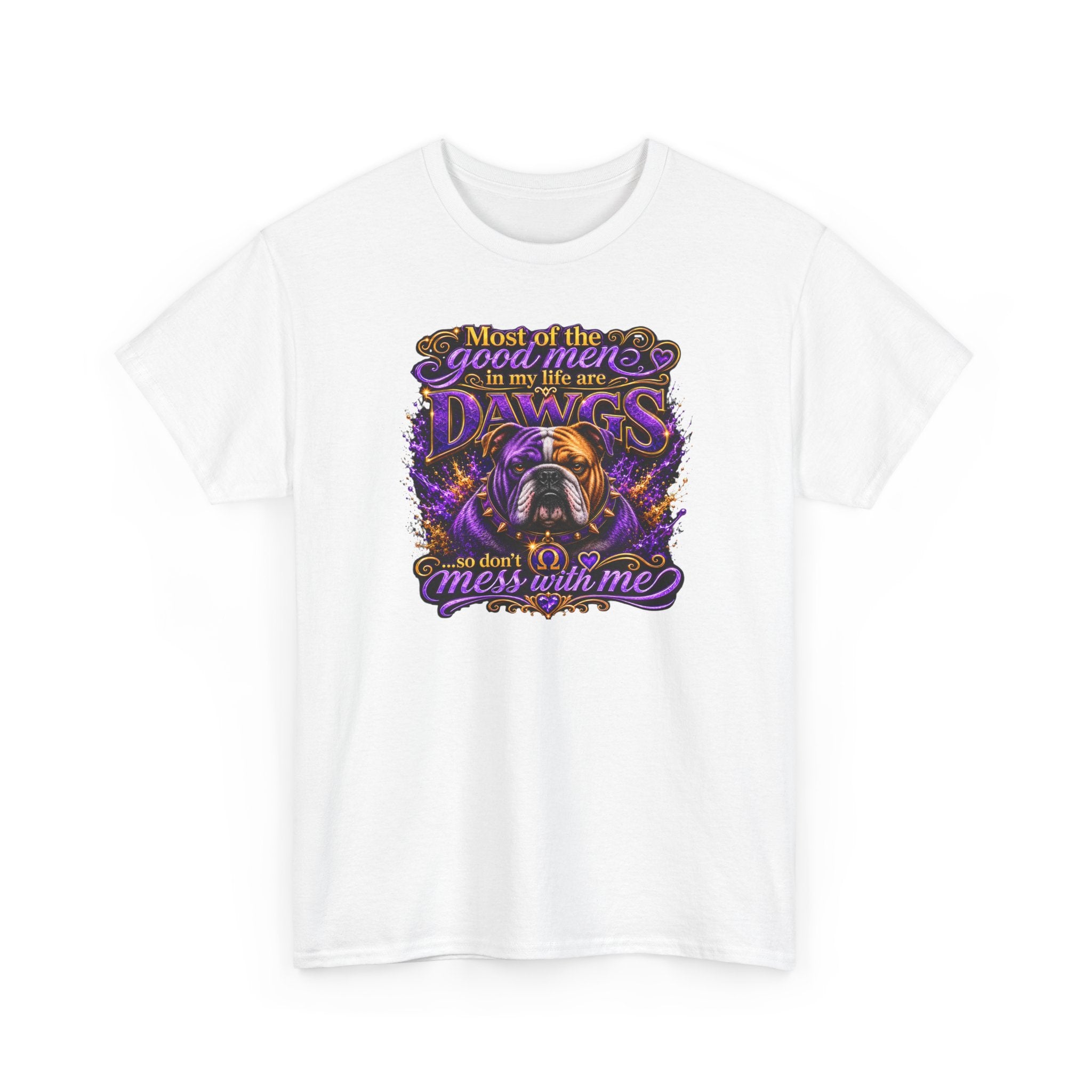 Don't Mess With Me, I've Got Lot's of Big Bruhz Tee, Que Dog shirt Purple Gold Fraternity gear HBCU College Outfit Men Omega Inspired Shirt