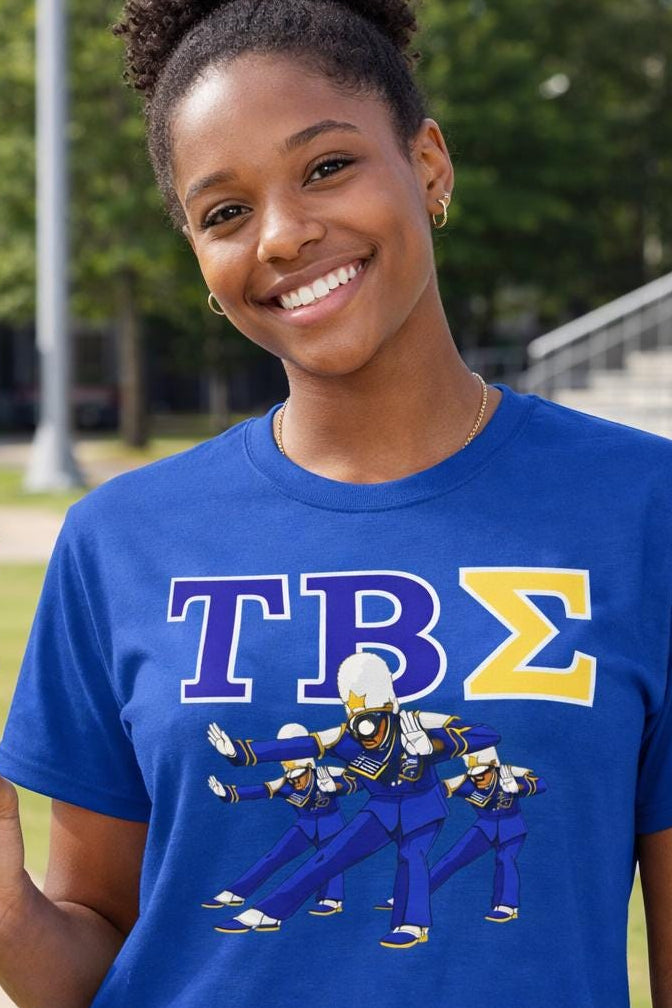 TBS Sorority Marching Band Scroll Tee