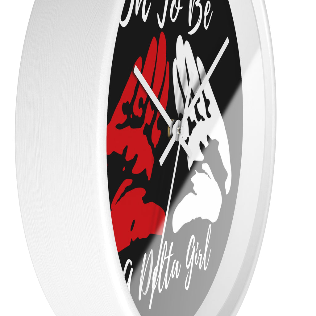 Delta Wall Clock — Divine Nine All Decor