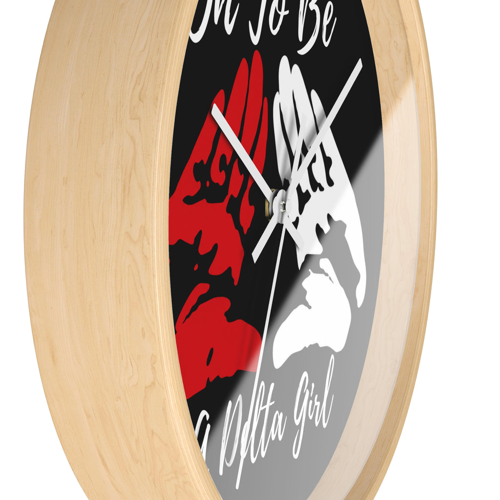 Delta Wall Clock — Divine Nine All Decor