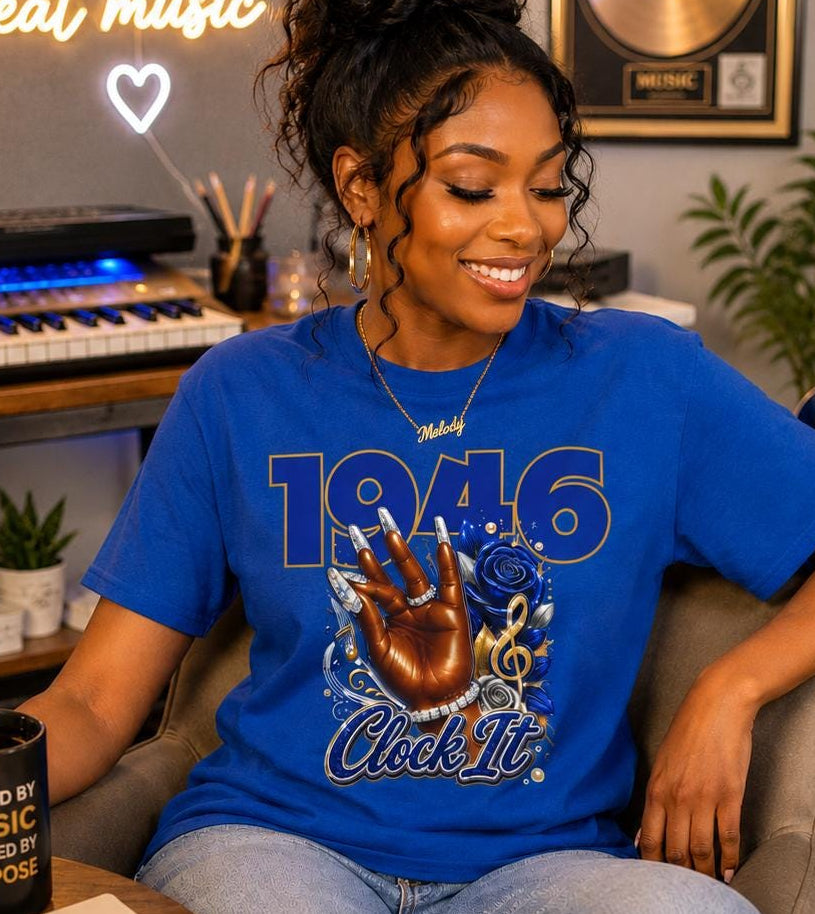 TBS Sorority '46 Clock It Tee