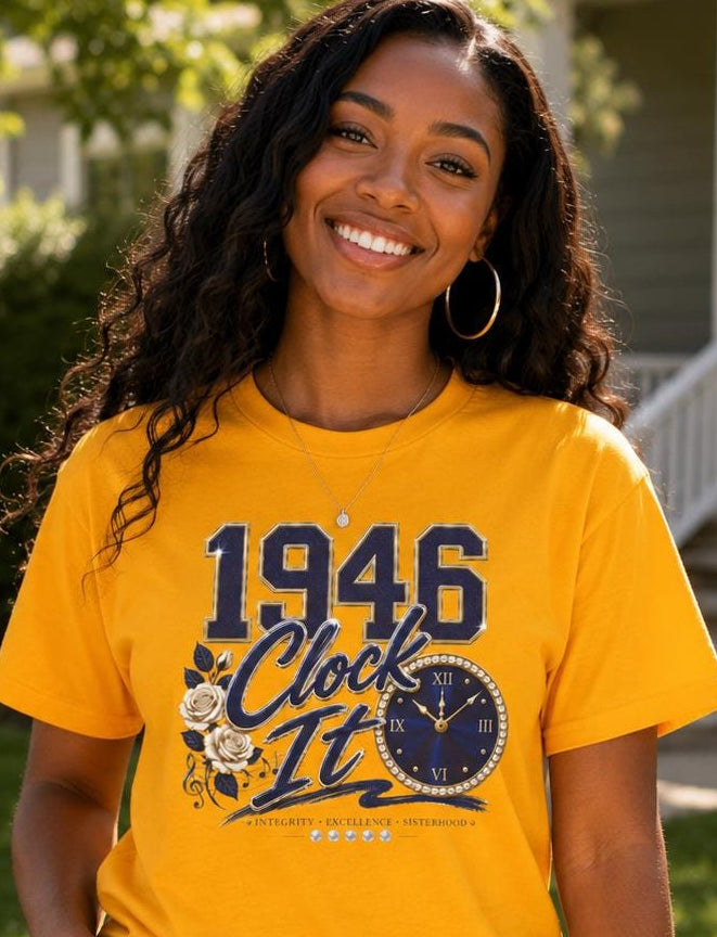 TBS Sorority '46 Clock It Tee