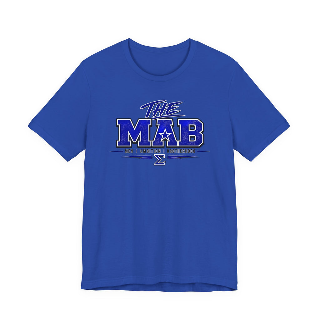 The MAB Sigma Shirt | Men Ambition Brotherhood Tee | Sigma Fraternity Inspired Shirt | Blue Greek Life T-Shirt | Unisex Tee