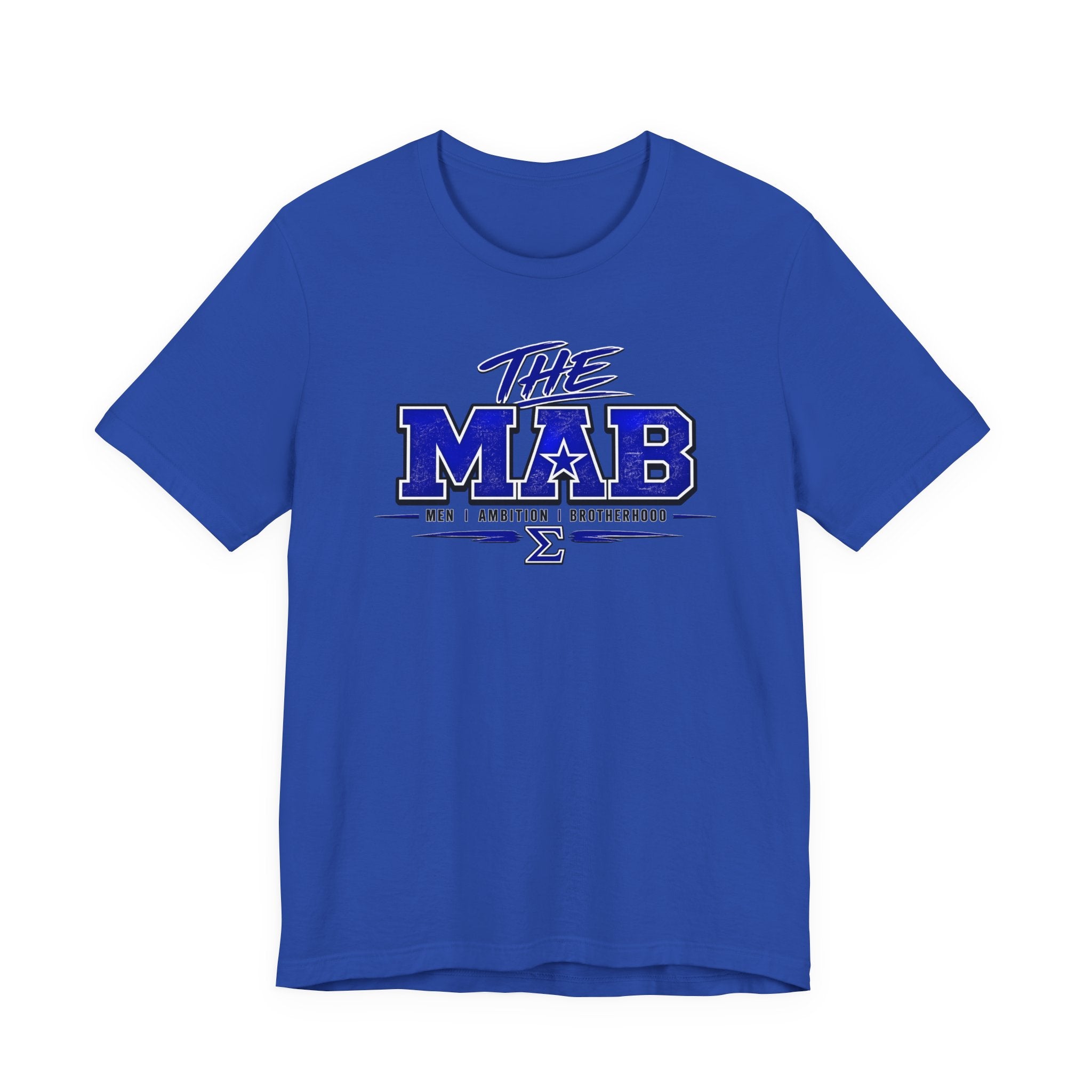 The MAB Sigma Shirt | Men Ambition Brotherhood Tee | Sigma Fraternity Inspired Shirt | Blue Greek Life T-Shirt | Unisex Tee
