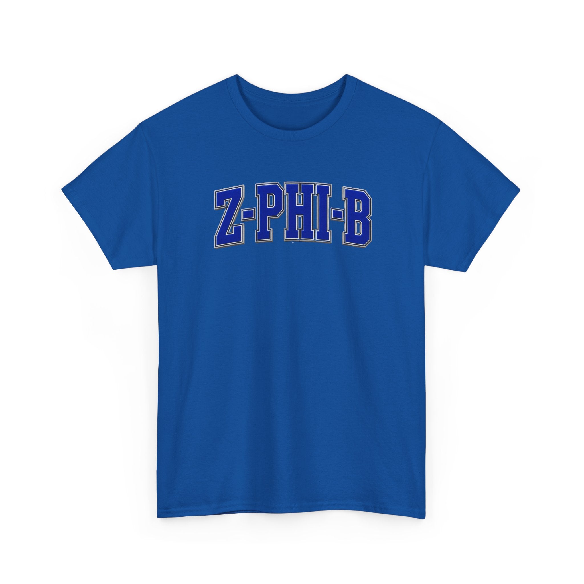 Zeta Blue and White Sorority Tee