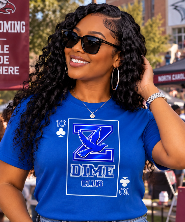 Zeta Phi Bet_ Line Number Club Card | Divine Nine Greek Paraphernalia