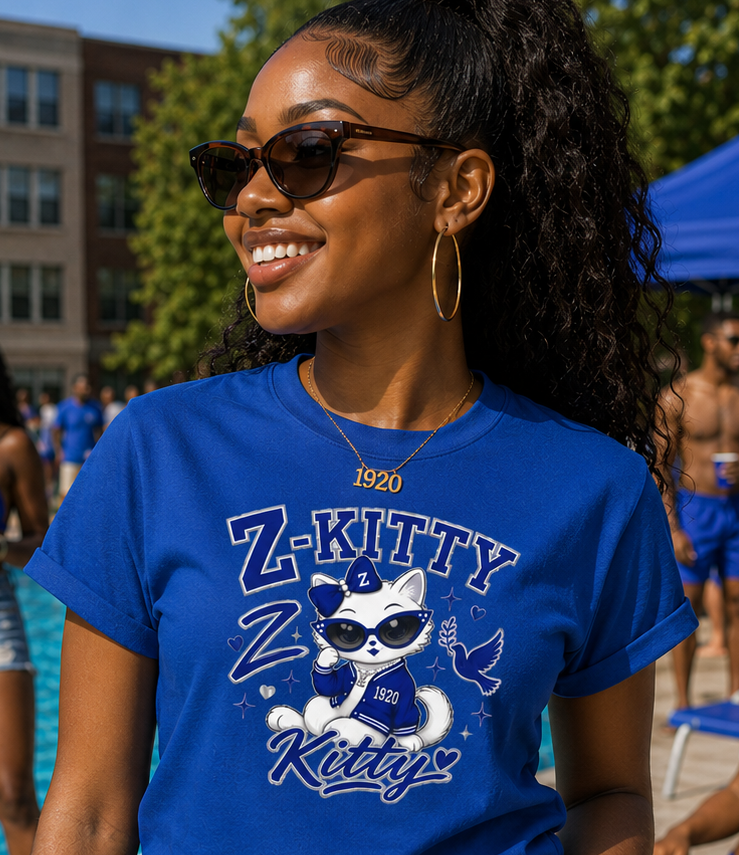 Zeta Sorority Z Kitty Kitty Tee