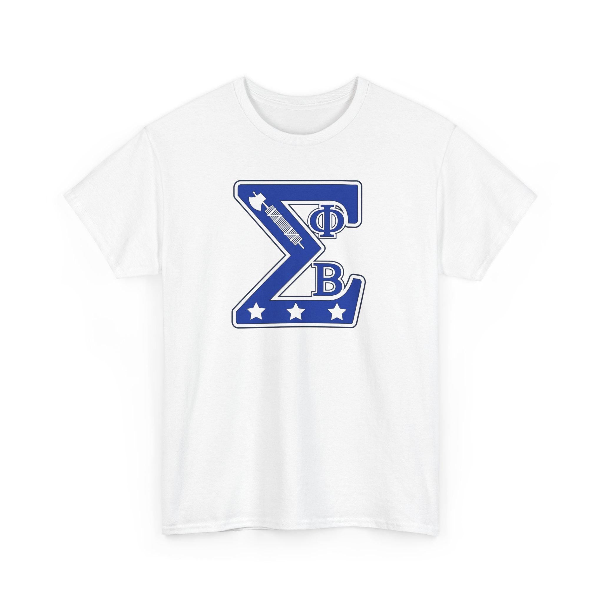 Sigma Man of Distinction T-shirt | Blue and White Fraternity Shirt