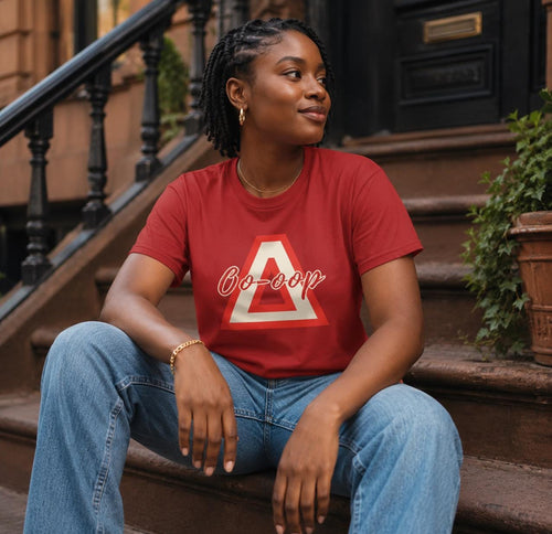 Delta Crimson & Cream  Graphic Tee | Sisterhood Inspired Shirt for probate and crossing gift for sister