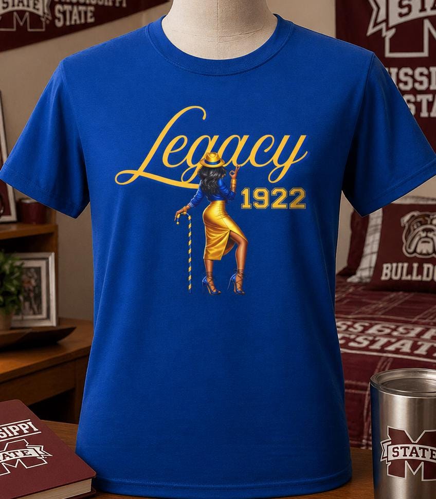 SGRho Legacy Shirt SGRho Sorority Shirt Royal Blue Gold Greek Life Tee Rho Gift Crossing Gift Legacy Shirt