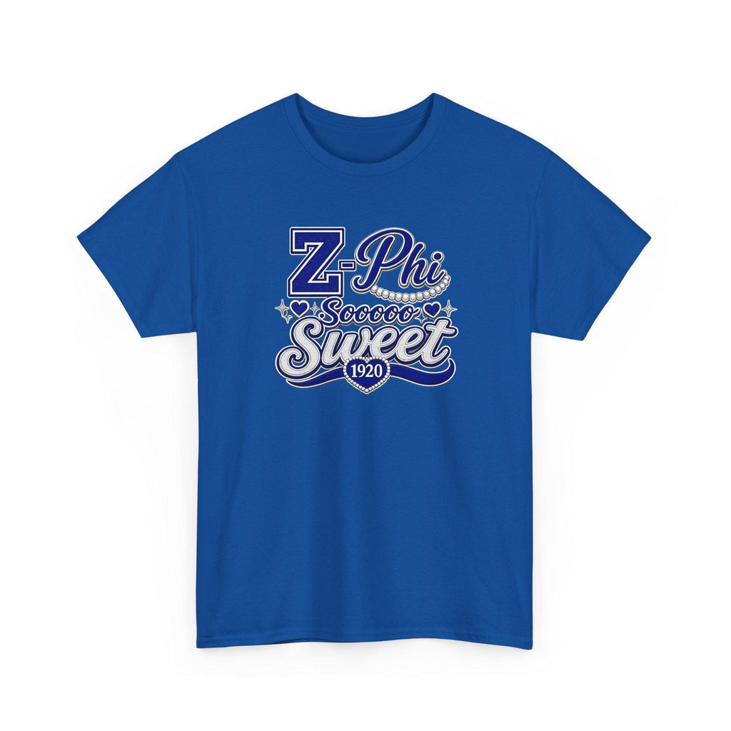 Zeta Phi Shirt, Zeta Sorority Shirt Blue and White Greek Apparel ZPB Sorority Gift Black Greek Apparel Zeta Gift
