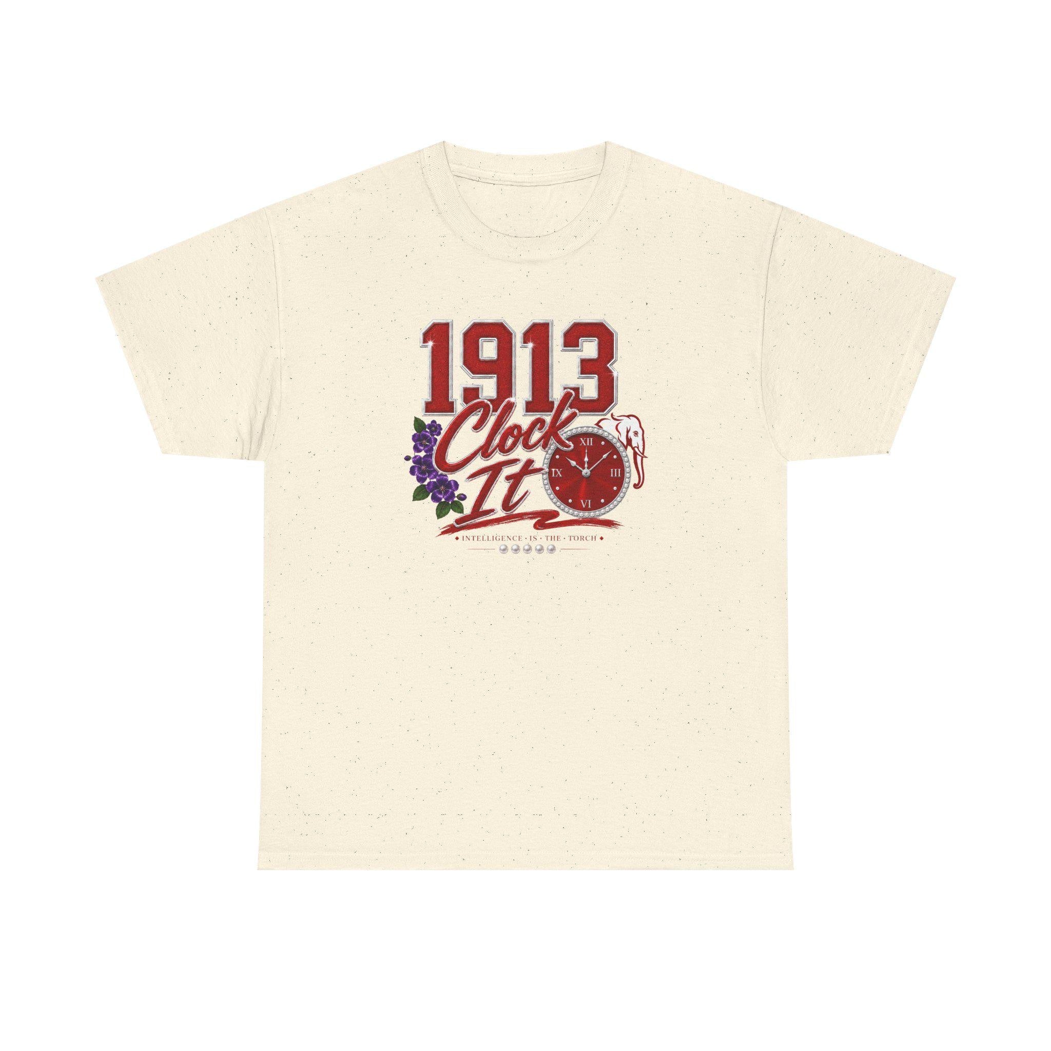 DST HBCU D9 Sorority '13 Clock It Tee Paraphernalia Crossing or Prophyte Gift