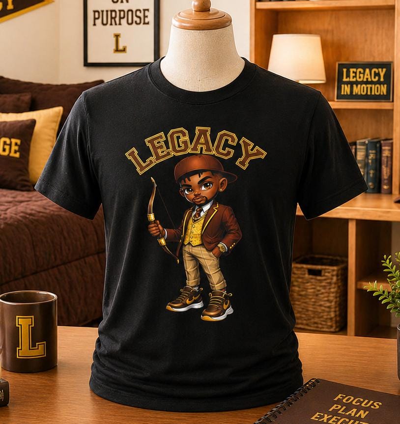 Iota Legacy Shirt Greek Tee Iota Legacy Gift Divine Nine Apparel Brown Gold Fraternity Shirt Iota Gift