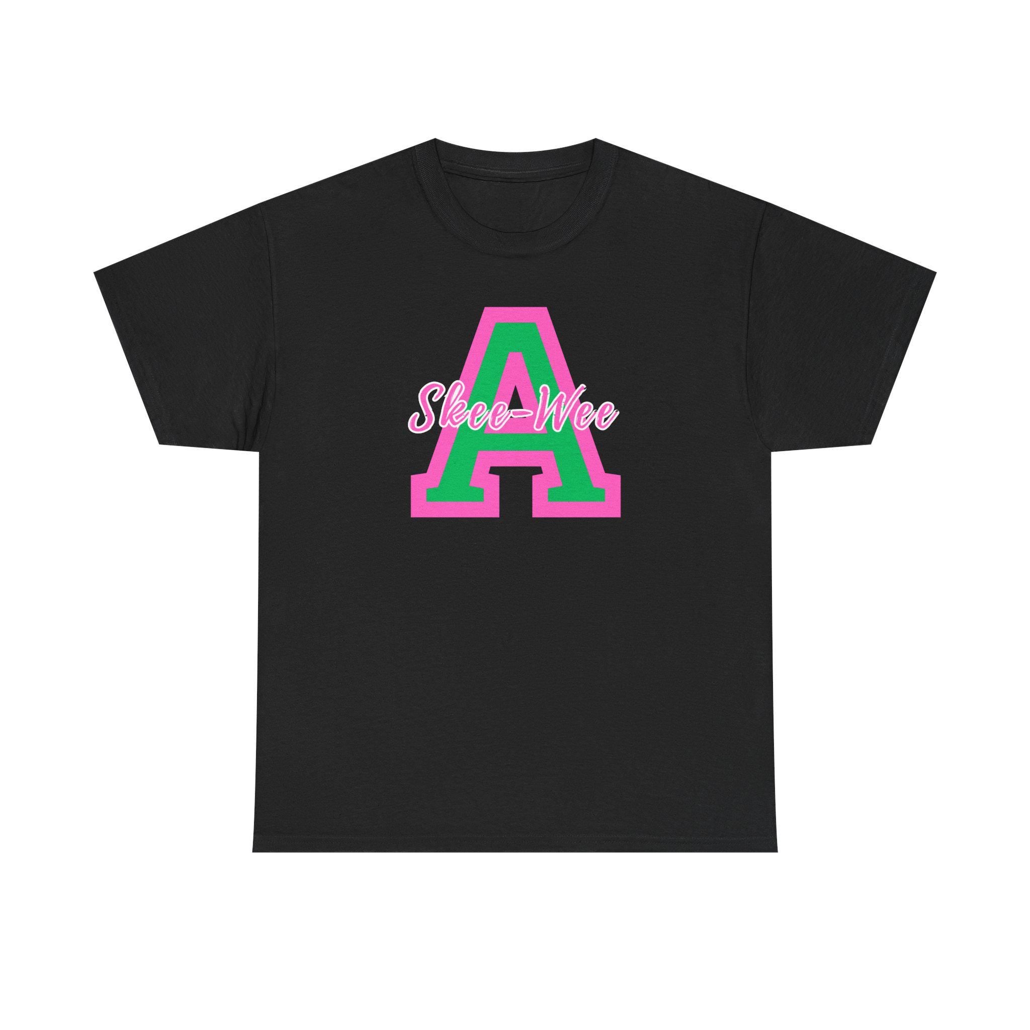 Skee-Wee Alpha Sorority Shirt, Pink & Green Greek Letter Tee, Alpha Inspired Shirt, Sorority Gift for Daughter For Sister, Greek Life