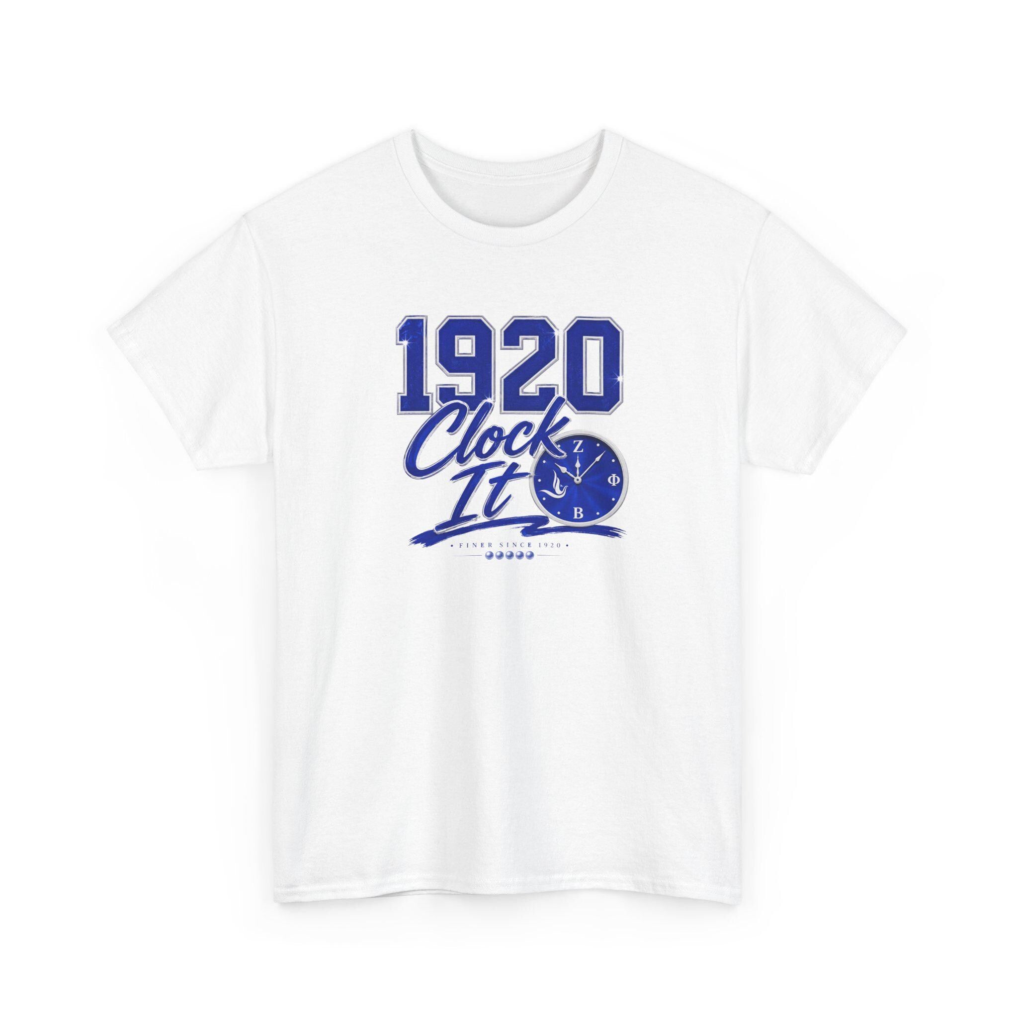 Z Phi B HBCU D9 Sorority '20 Clock It Tee Paraphernalia Crossing or Prophyte Gift