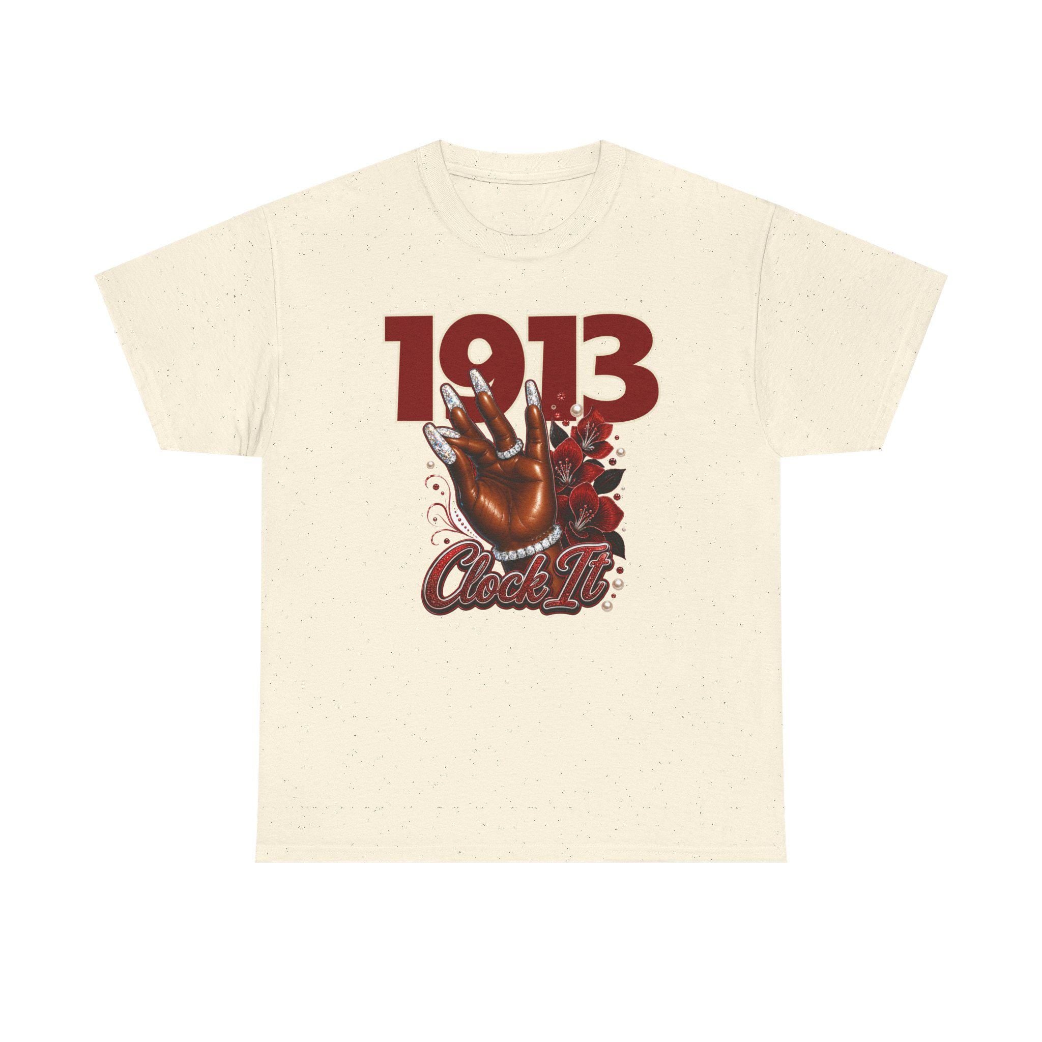 DST HBCU D9 Sorority '13 Clock It Tee Paraphernalia Crossing or Prophyte Gift
