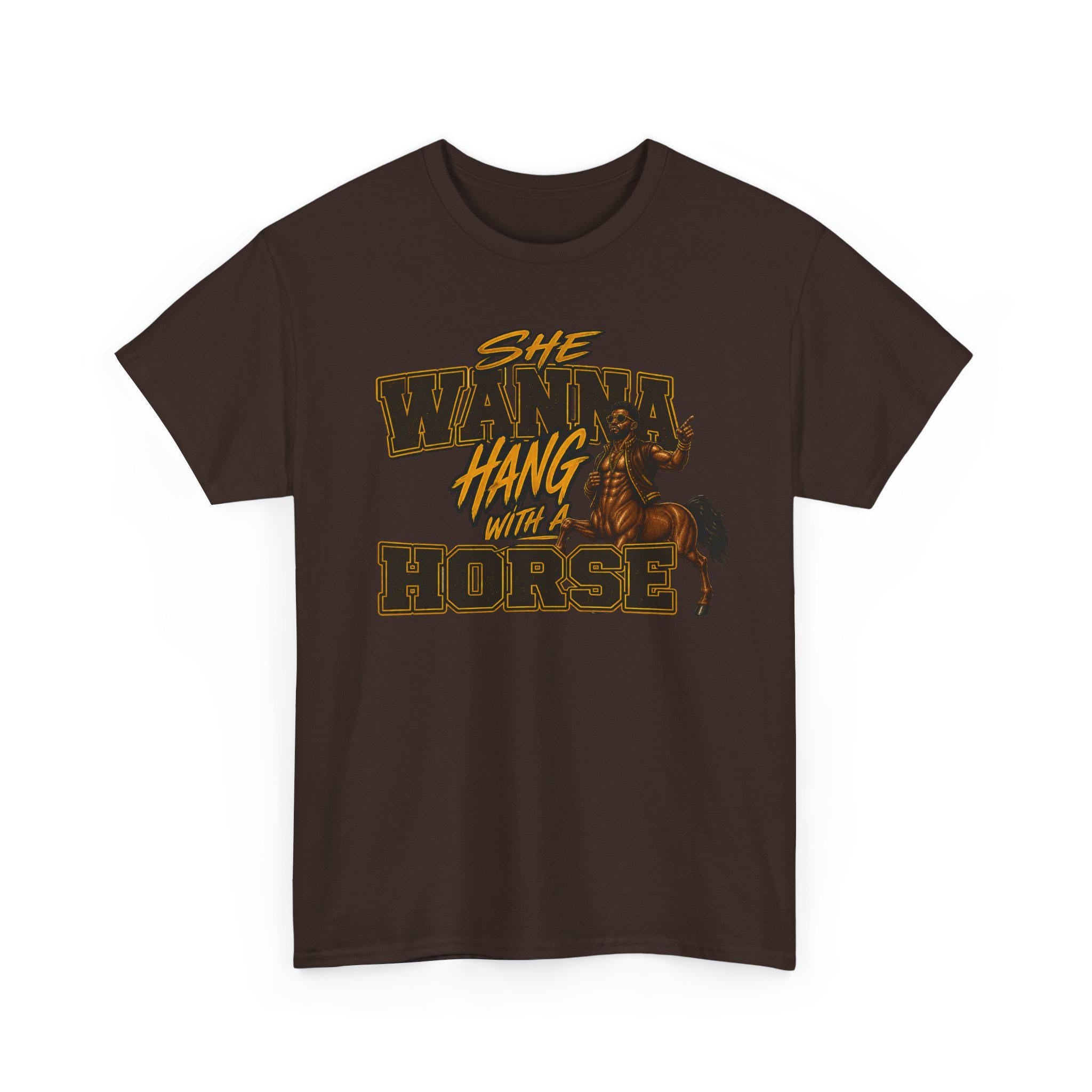 IOTA She Wanna Hang With A Horse T-Shirt
