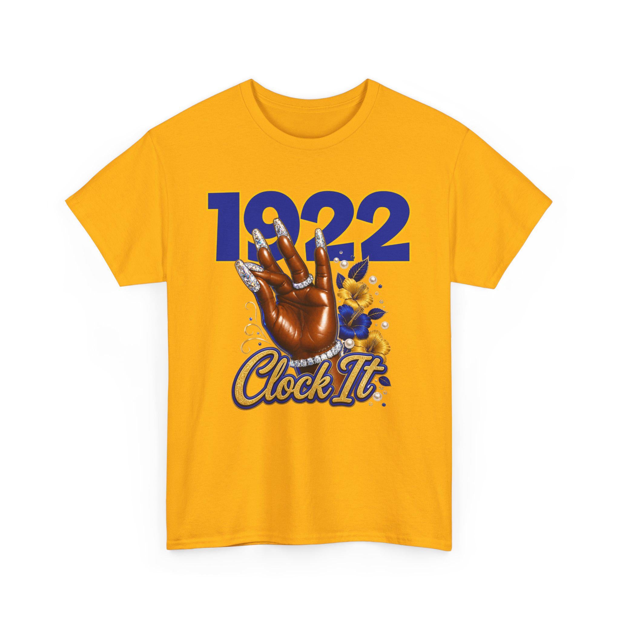 SGRho HBCU D9 Sorority '22 Clock It Tee Paraphernalia Crossing or Prophyte Gift
