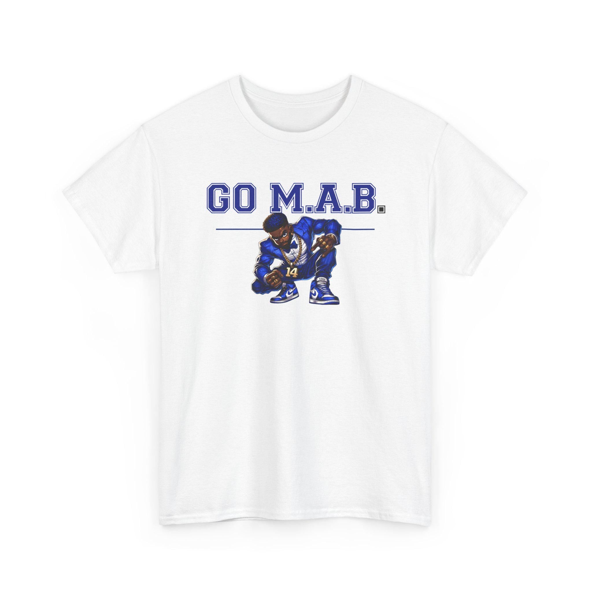 Sigma GO MAB Tee, PBS Greek Life Shirt Black Greek Apparel Fraternity Gift Sigma Blue Shirt Sigma Greek Letter Tee