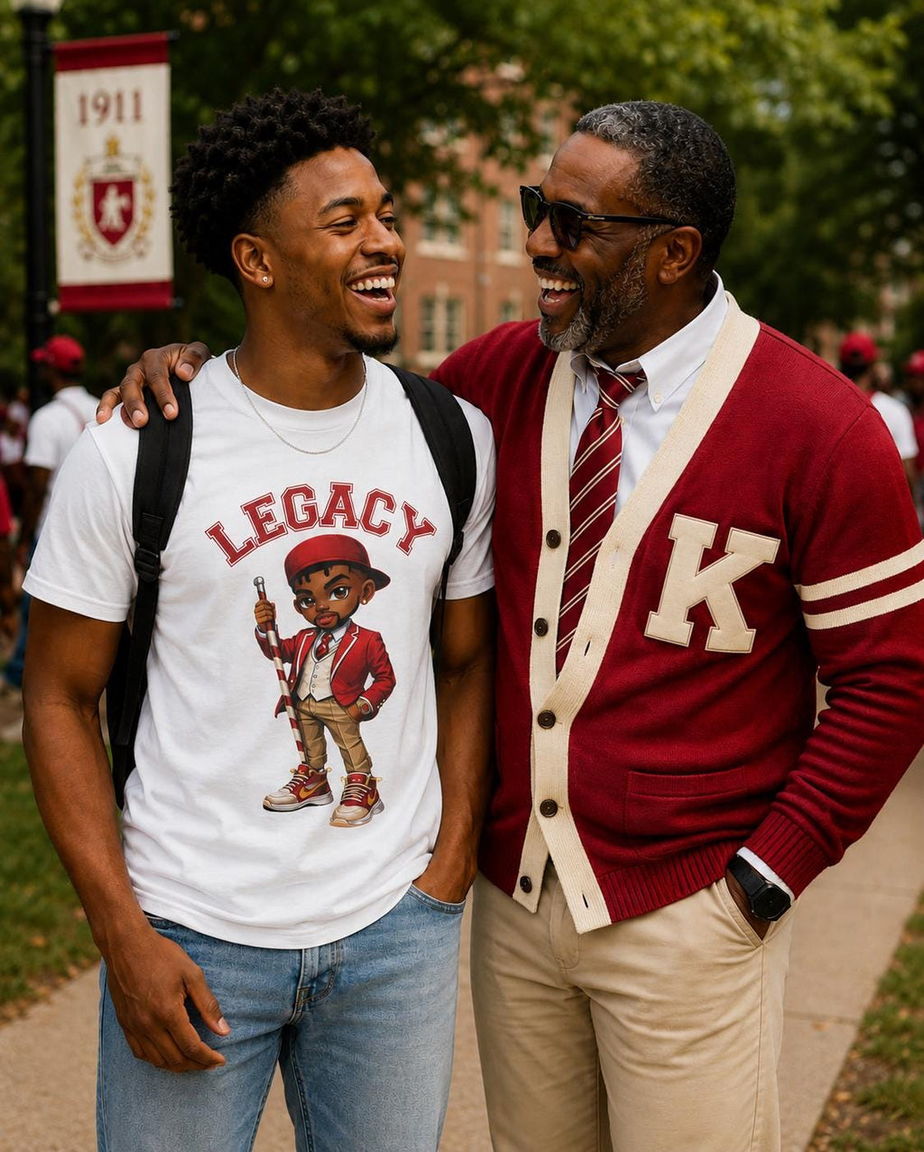 Kappa Legacy Shirt Kappa Fraternity Shirt Crimson Cream Kane Shirt Greek Life Apparel Crossing Gift Legacy Tee