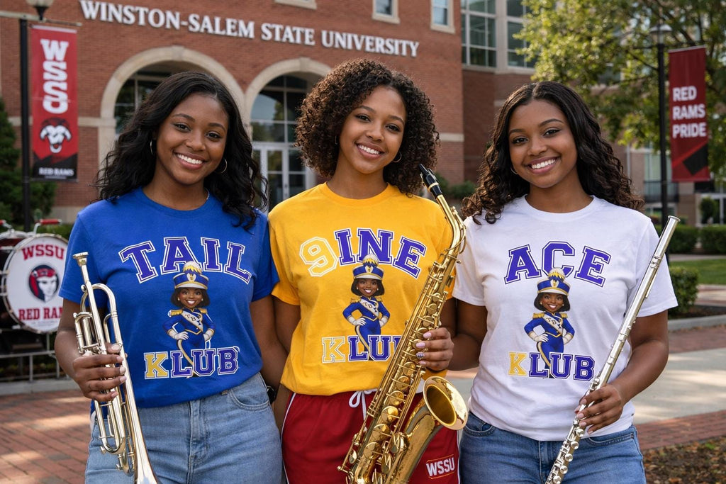 TBS Sorority Klub Shirt HBCU Band Tee Marching Band Apparel Black College Pride Tee, Gift for Band Members