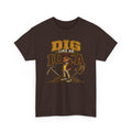 Dig Like An Iota Shirt Iota Inspired Tee Iota Fraternity Apparel Greek Life Shirt Brown & Gold Tee Gift for Iotas