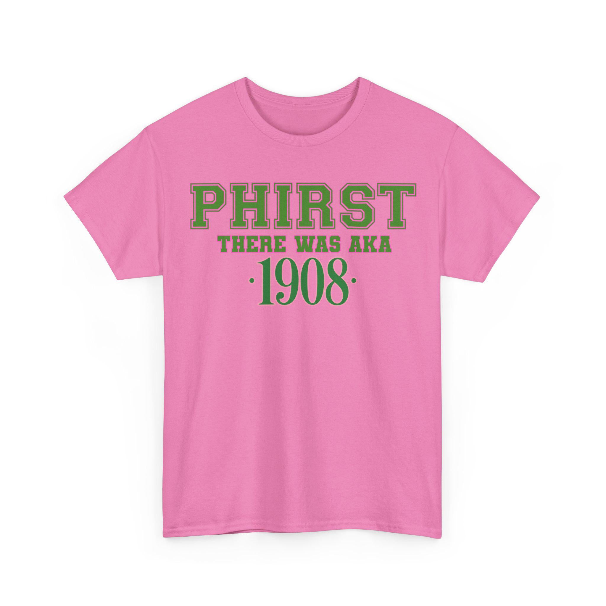 Alpha Paraphernalia Phirst Family Alpha Shirt Pink and Green Sorority Shirt HBCU College Outfit Women, Alpha Shirt Gift