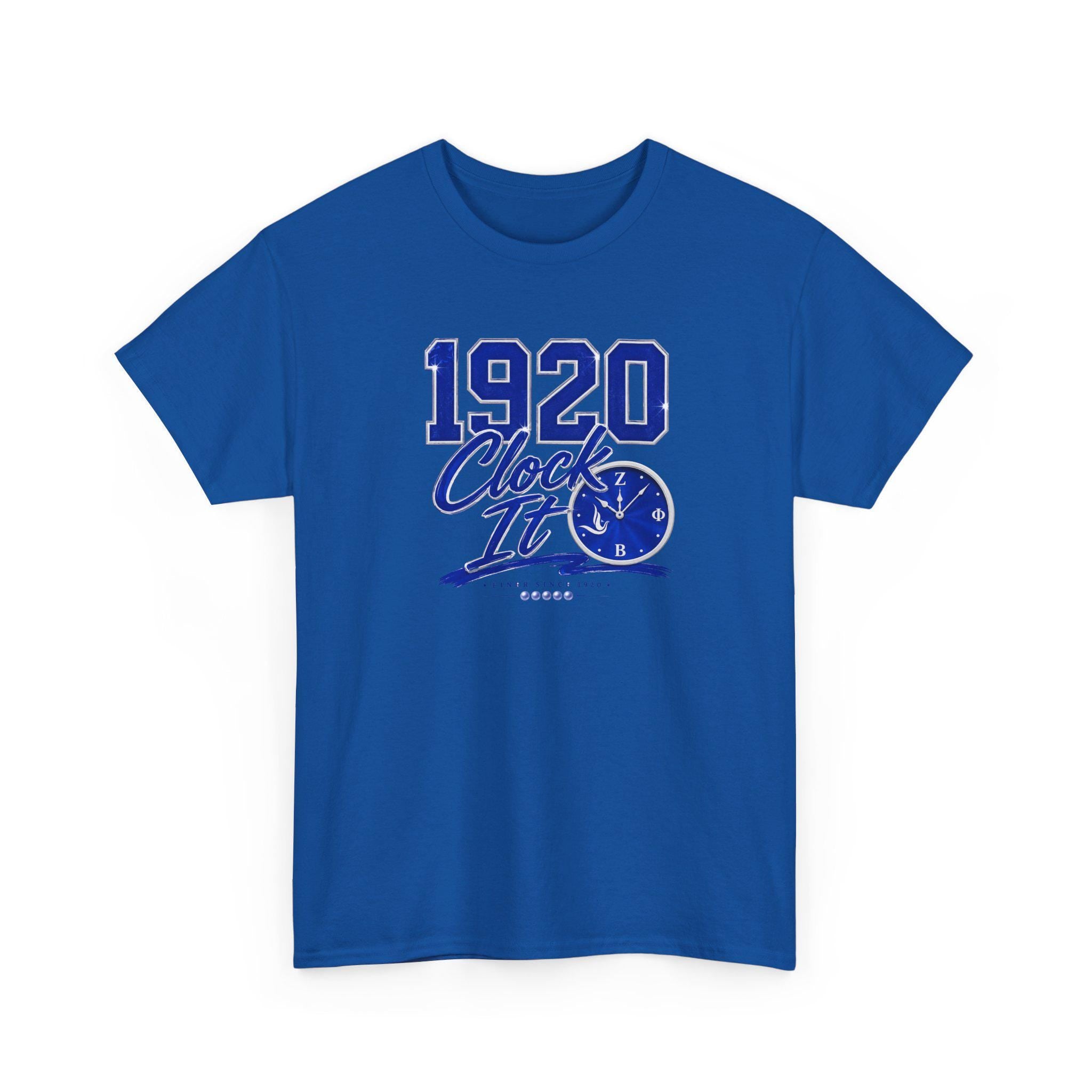 Z Phi B HBCU D9 Sorority '20 Clock It Tee Paraphernalia Crossing or Prophyte Gift