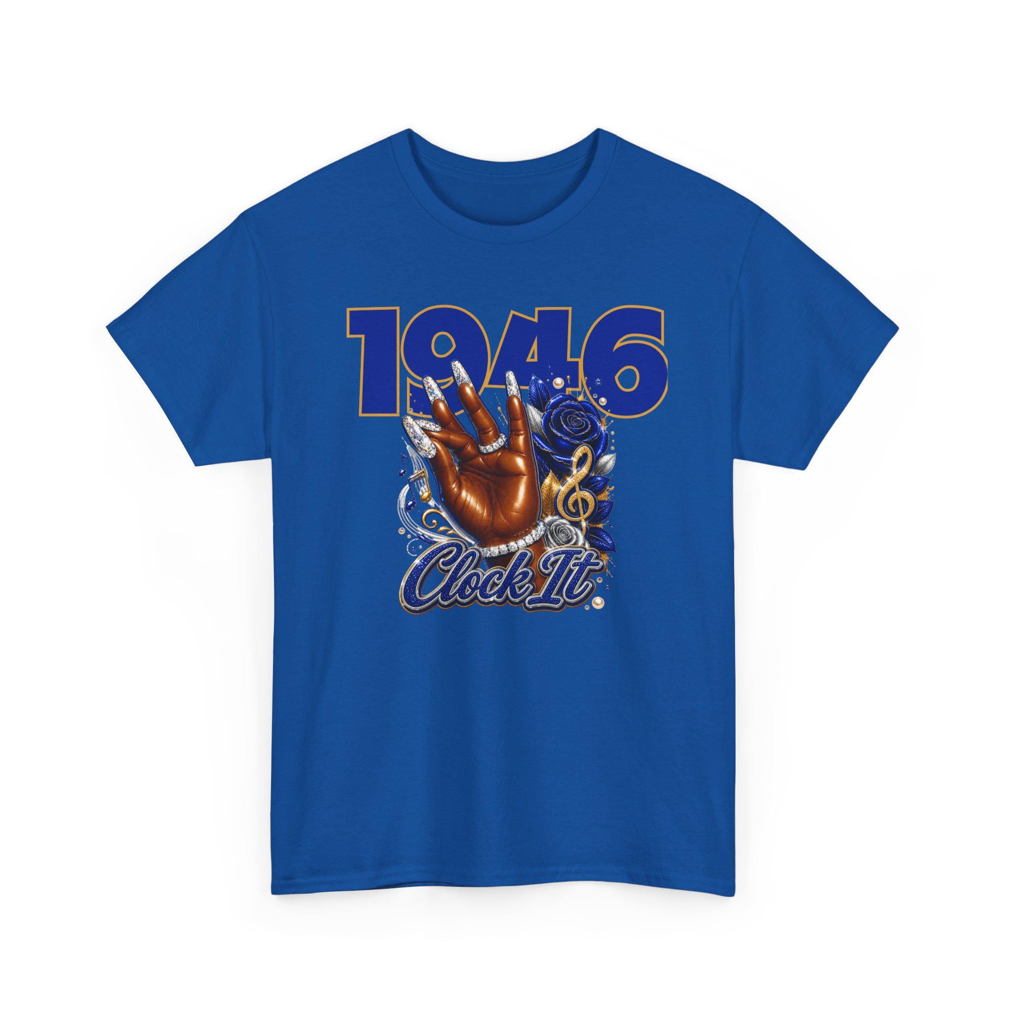 TBS HBCU Band Sorority '46 Clock It Tee Paraphernalia Crossing or Prophyte Gift