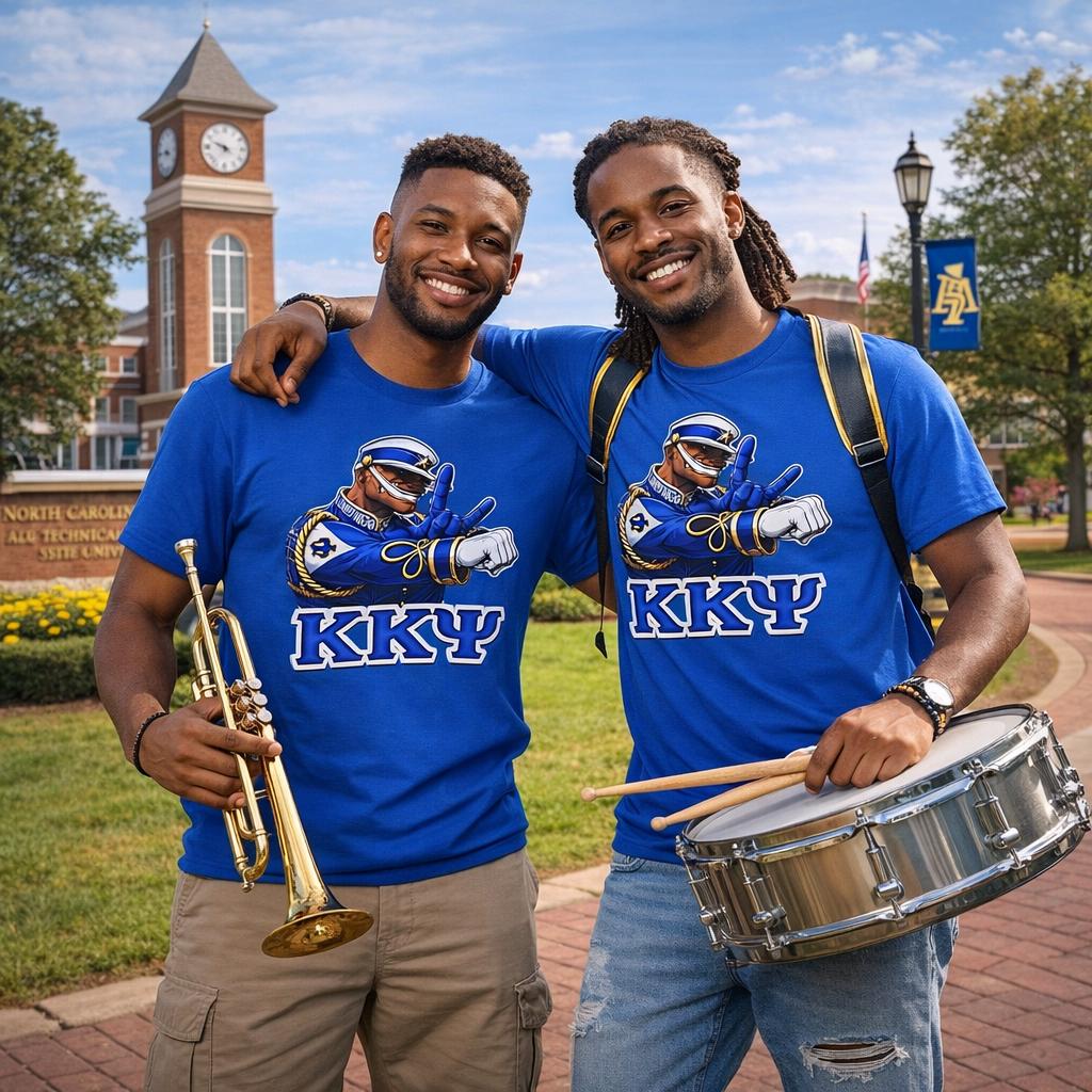 KK Psi Shirt KK Psi Marching Band Tee HBCU Band Apparel Drum Major Graphic T-Shirt Greek Letter Shirt Musician Gift