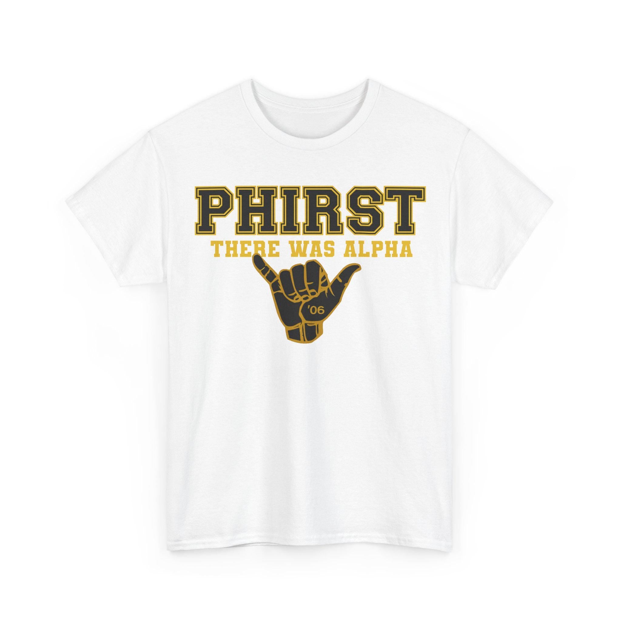 ICE Cold Alpha Frat PHIRST shirt '06 Greek Shirt Black Fraternity HBCU College Outfit Men Gift for Fraternity Brother