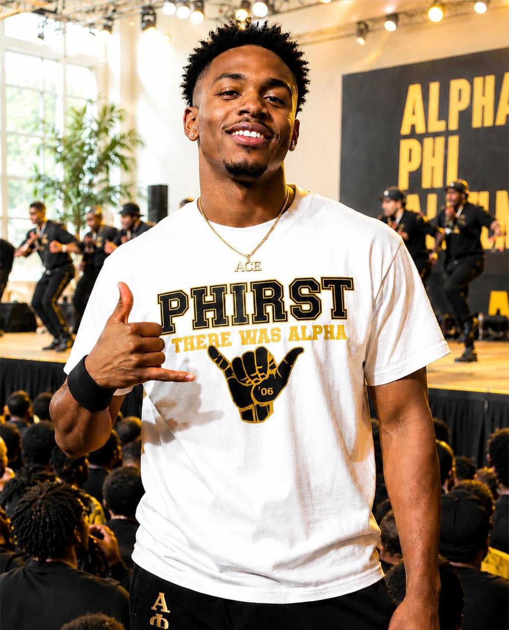 ICE Cold Alpha Frat PHIRST shirt '06 Greek Shirt Black Fraternity HBCU College Outfit Men Gift for Fraternity Brother