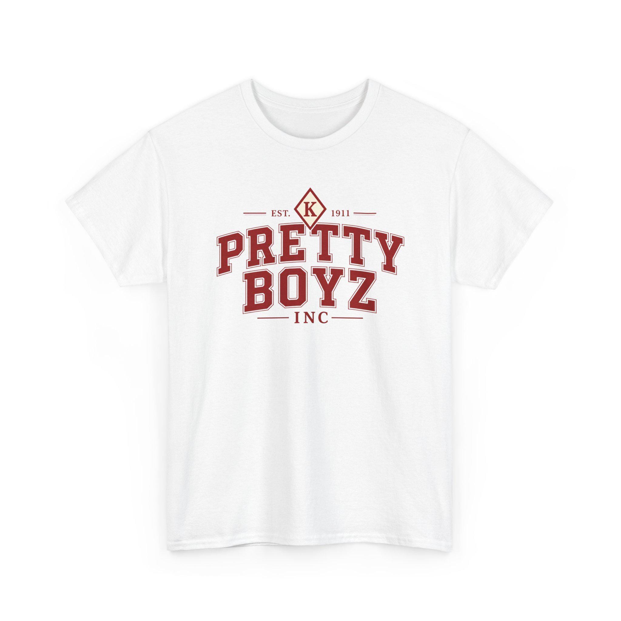Kappa Pretty Boyz Inc graphic Tee HBCU Fraternity Crimson and Cream Inspired Kappas 2
