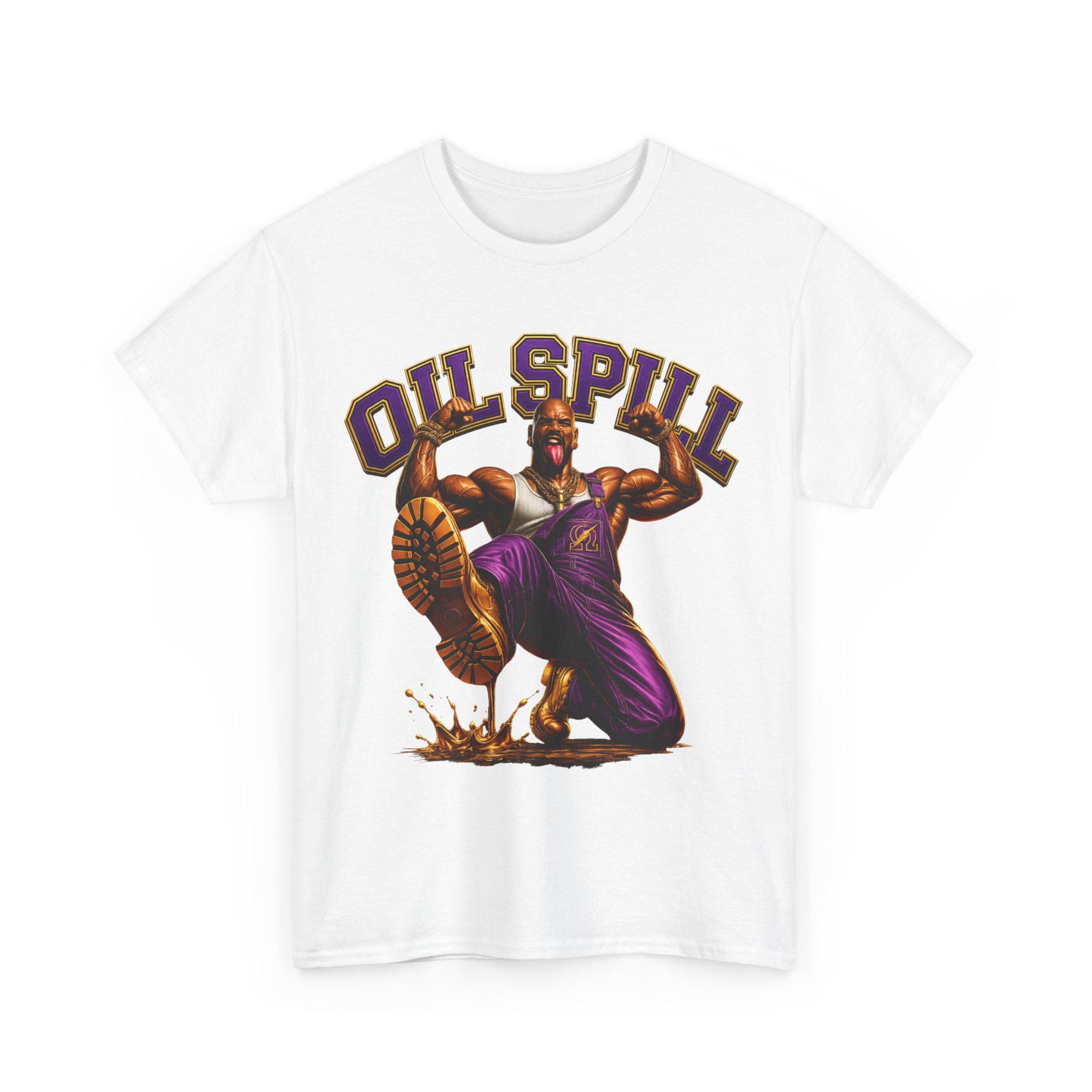 Que Fraternity Shirt Oil Spill T-Shirt Purple Tee HBCU Party Tee Black Greek Letter Fraternity