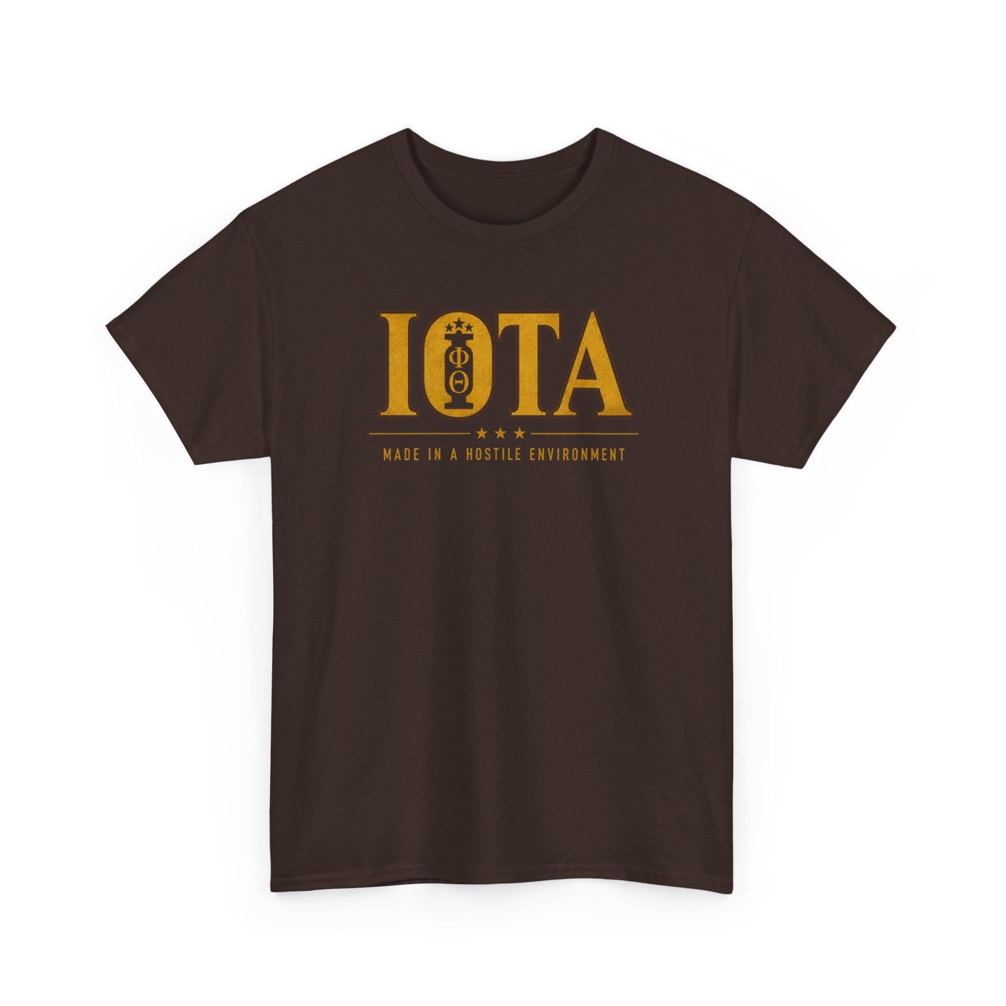 IOTA Made in a Hostile Environment a Man of IOTA, Crossing and Proate gift for brother and dad; HBCU Fraternity Pledged