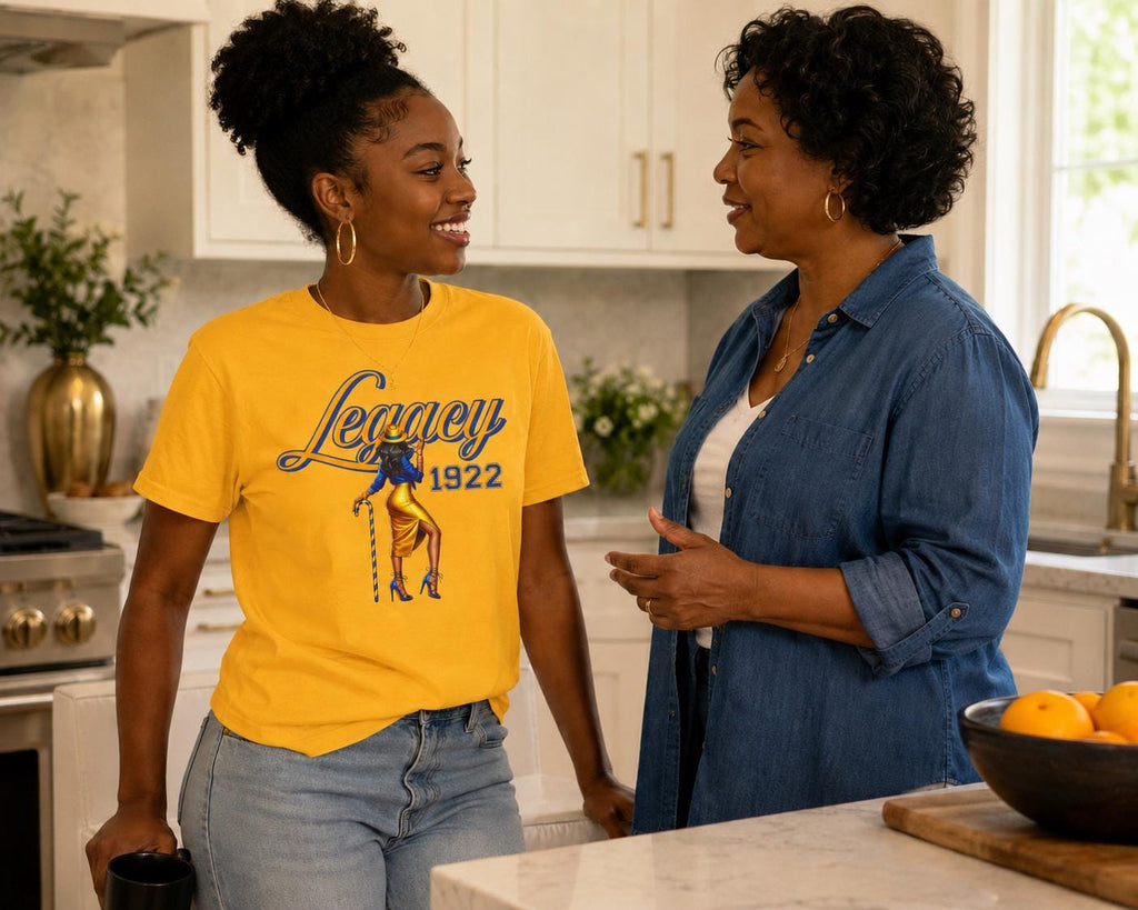SGRho Legacy Shirt SGRho Sorority Shirt Royal Blue Gold Greek Life Tee Rho Gift Crossing Gift Legacy Shirt